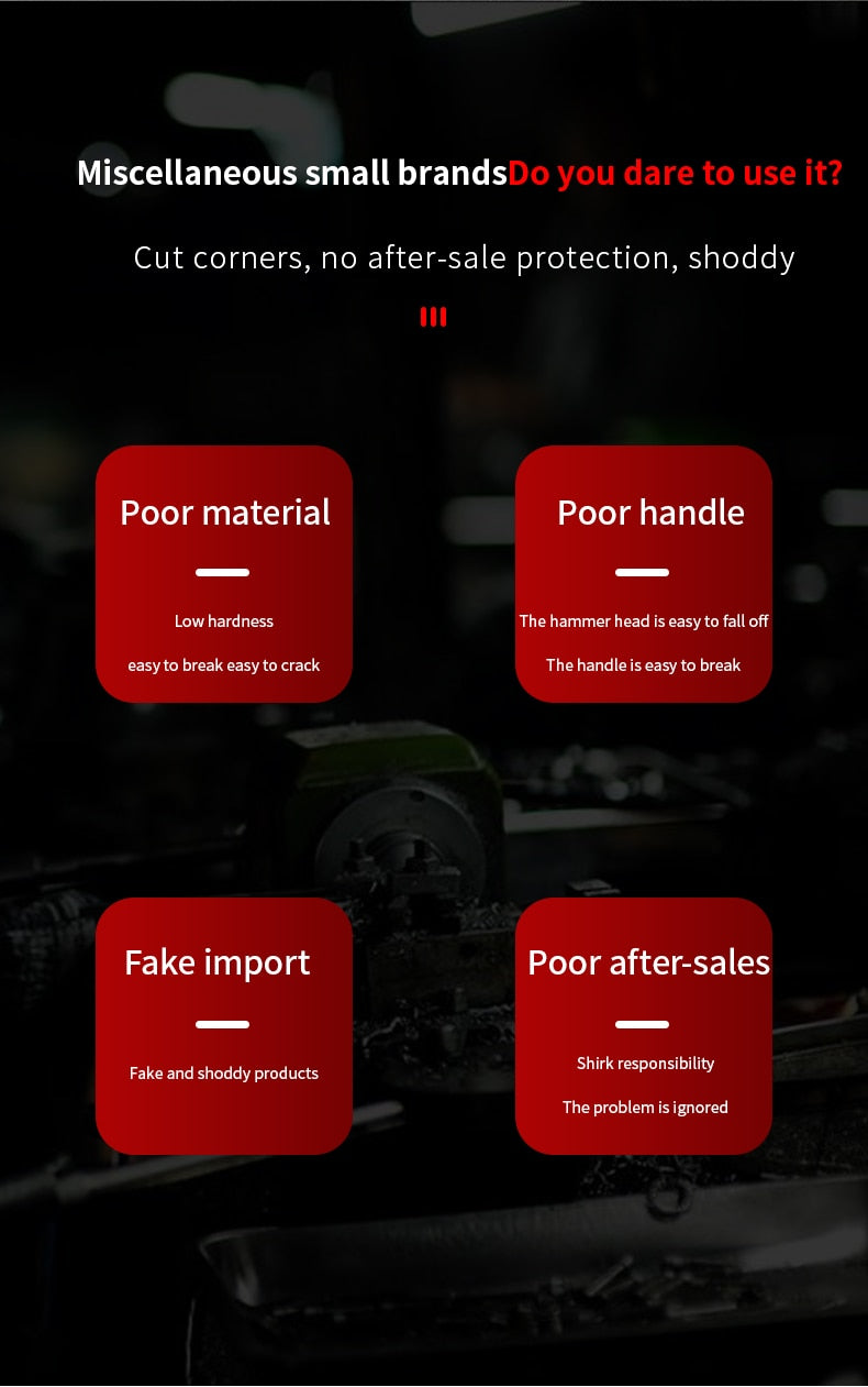 OUDISI Claw Hammer Magnetic Automatic Nail Suction Double  Nail Slot - KiwisLove