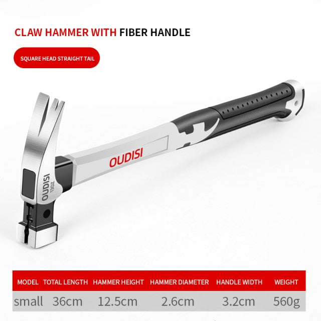 OUDISI Claw Hammer Magnetic Automatic Nail Suction Double  Nail Slot - KiwisLove