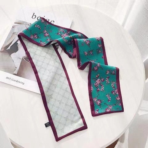 Retro Letter Hair Ribbons French Elegant Long Headband Bag Strap Accessories Beautiful Girls Bow Knot Hair Band - KiwisLove