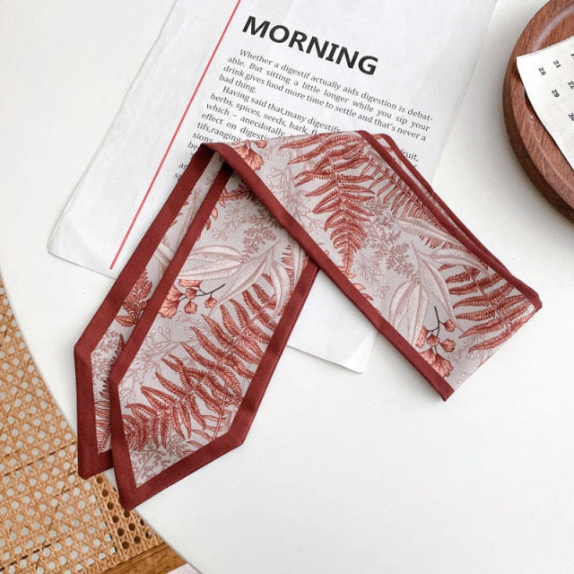 Retro Letter Hair Ribbons French Elegant Long Headband Bag Strap Accessories Beautiful Girls Bow Knot Hair Band - KiwisLove