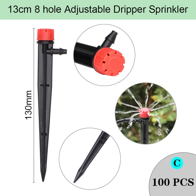 Adjustable Irrigation Dripper Inserting Ground  Hose Garden Watering Vortex - KiwisLove