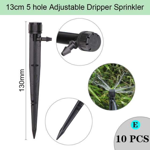 Adjustable Irrigation Dripper Inserting Ground  Hose Garden Watering Vortex - KiwisLove