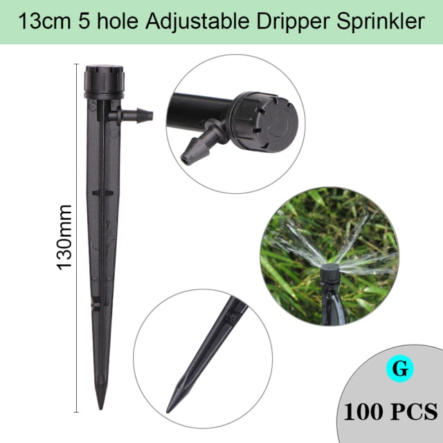 Adjustable Irrigation Dripper Inserting Ground  Hose Garden Watering Vortex - KiwisLove