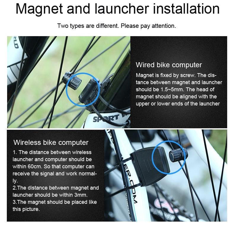 Waterproof Bike Speedometer Computer Wireless - KiwisLove