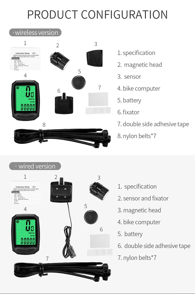 Waterproof Bike Speedometer Computer - KiwisLove
