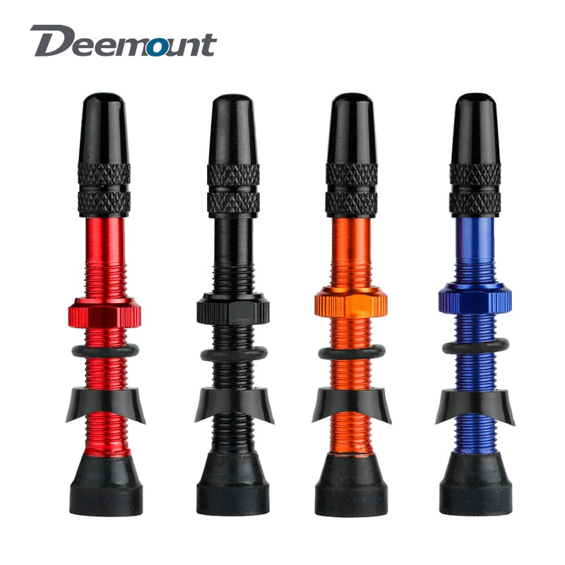 Deemount  Bicycle Tubeless Tire Presta Valve Brass Core Optional Brass Alloy Stem - KiwisLove