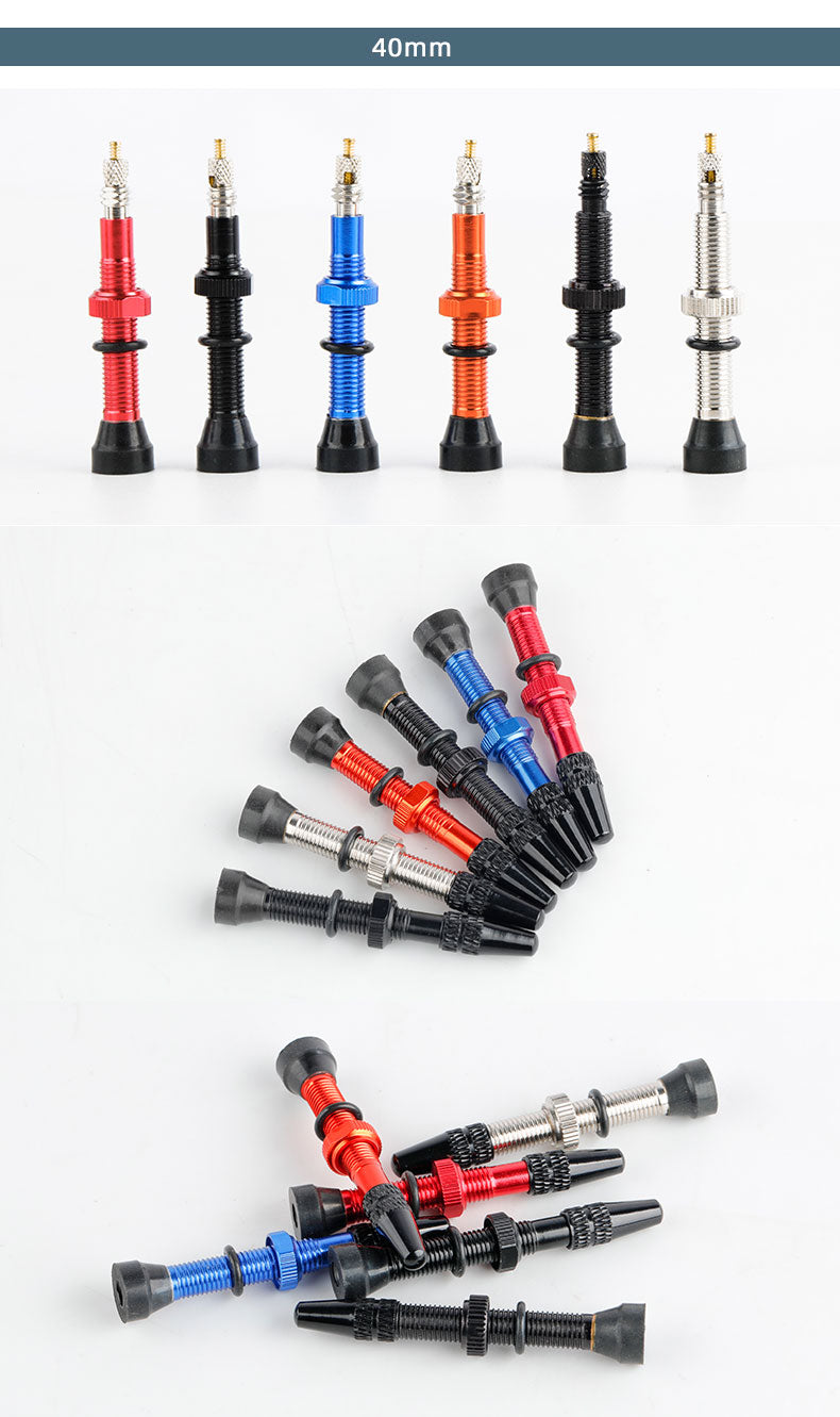 Deemount  Bicycle Tubeless Tire Presta Valve Brass Core Optional Brass Alloy Stem - KiwisLove