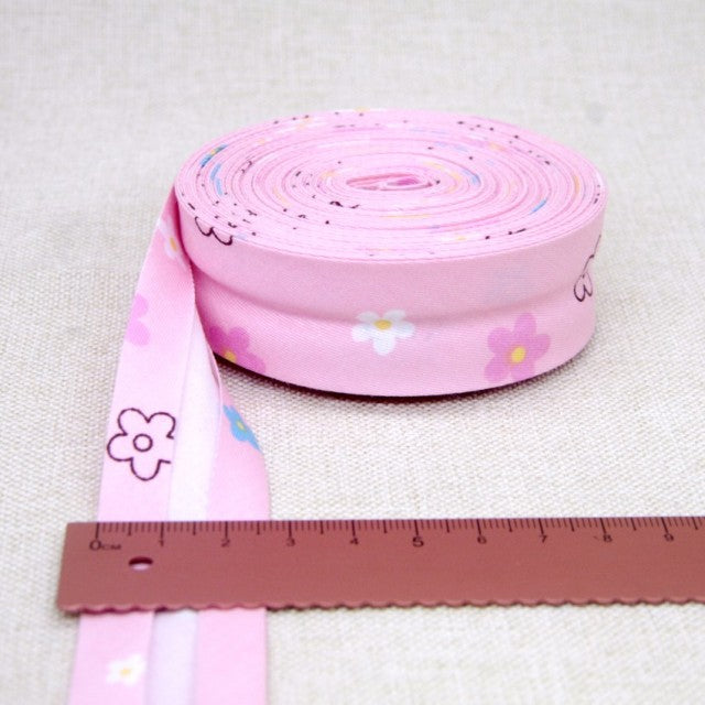 Bias Tapes (1") 25mm wide Single Fold Cotton Bias Binding Tapes STARS Series DIY Craft Apparel Sewing Fabric 5meters/lot - KiwisLove