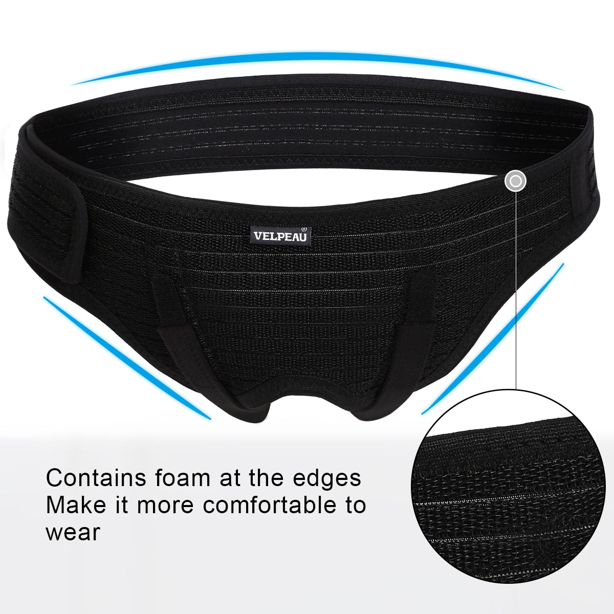 VELPEAU Hernia Belt Truss for Inguinal or Sports Hernia Pain Relief Recovery Strap - KiwisLove