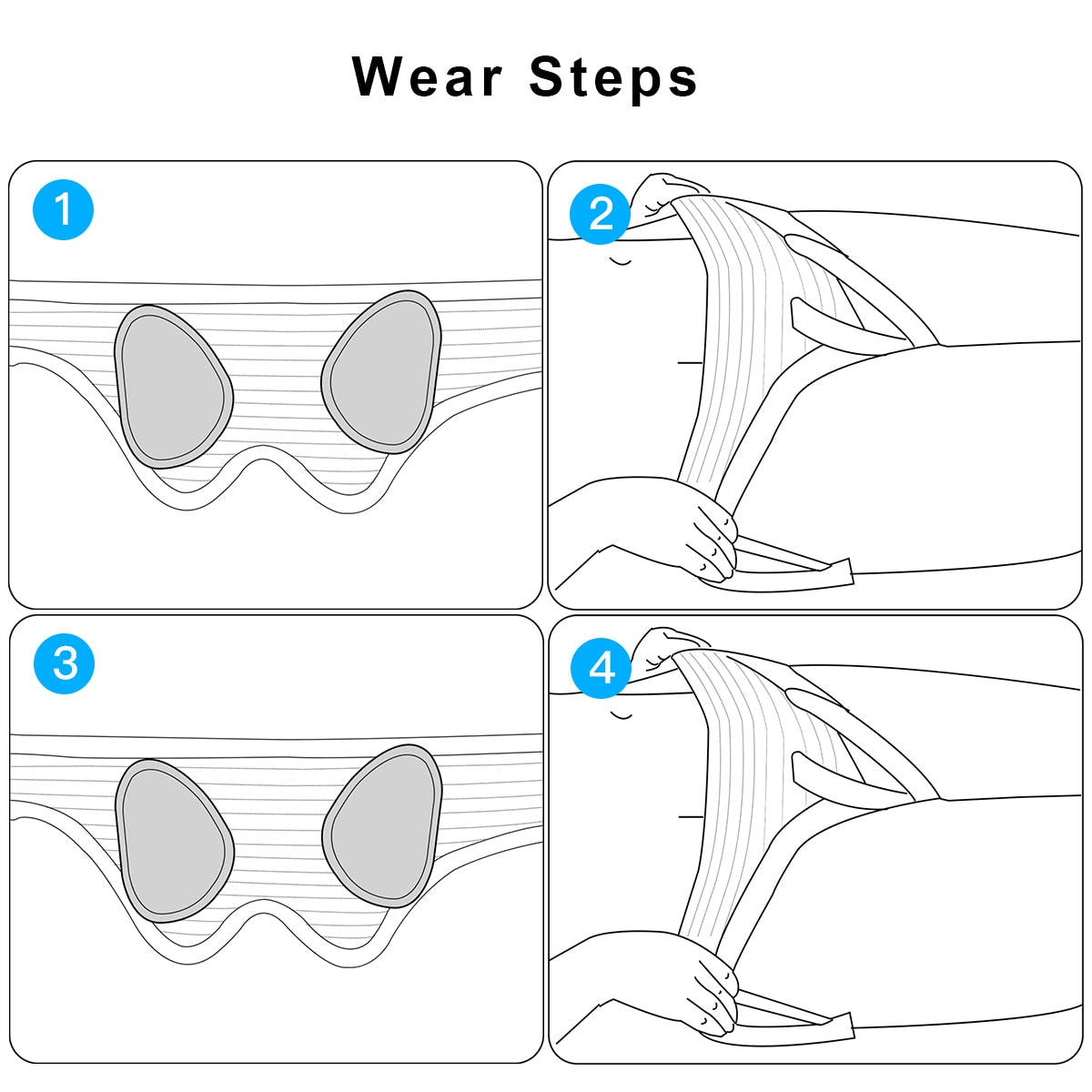 VELPEAU Hernia Belt Truss for Inguinal or Sports Hernia Pain Relief Recovery Strap - KiwisLove