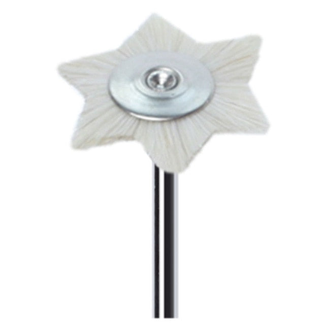 10Pcs 2.35mm Dental Laboratory Polishing Prophy Brush Wheel Rotary - KiwisLove
