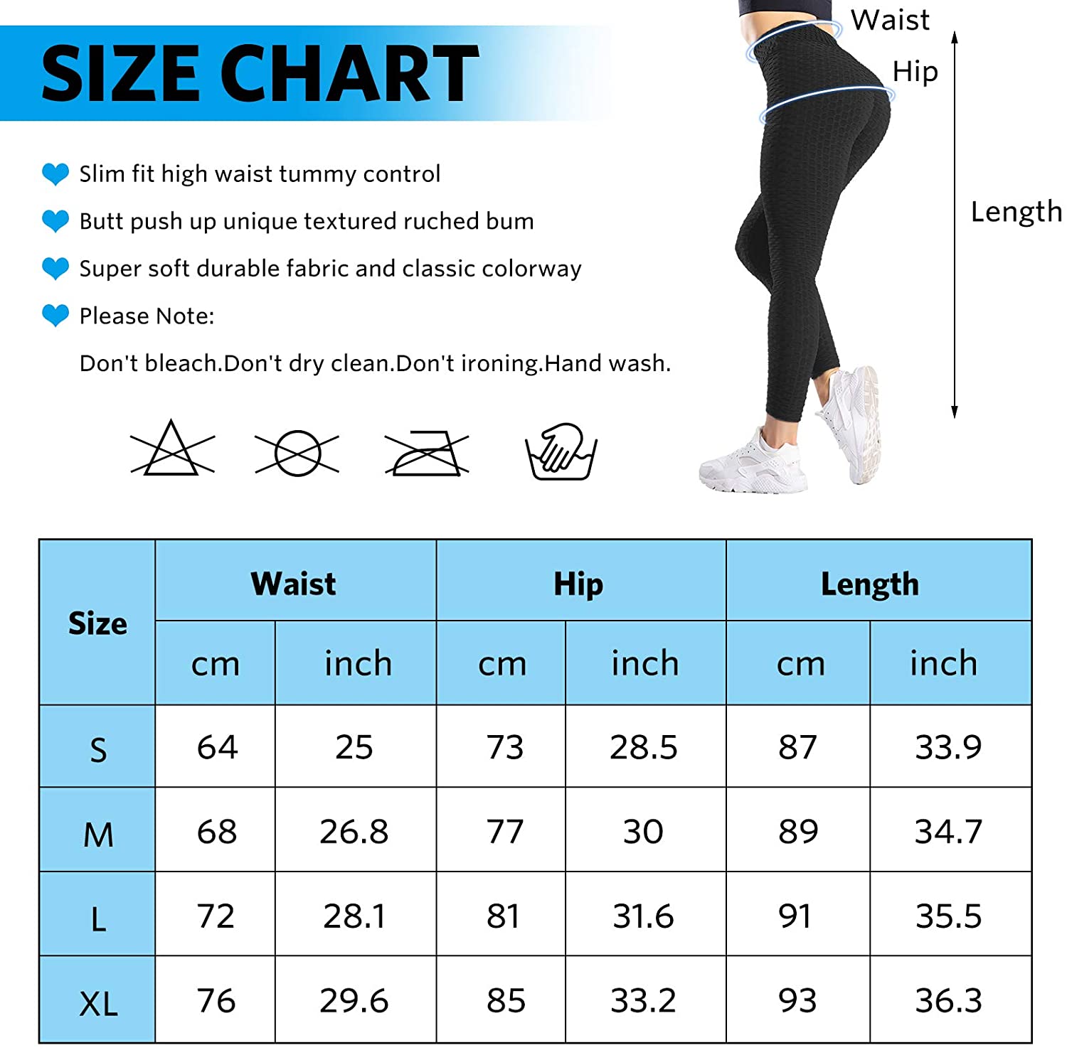 Women Bumps Style Yoga Pants Put Hip Fold Elastic High Waist Leggings Breathable - KiwisLove