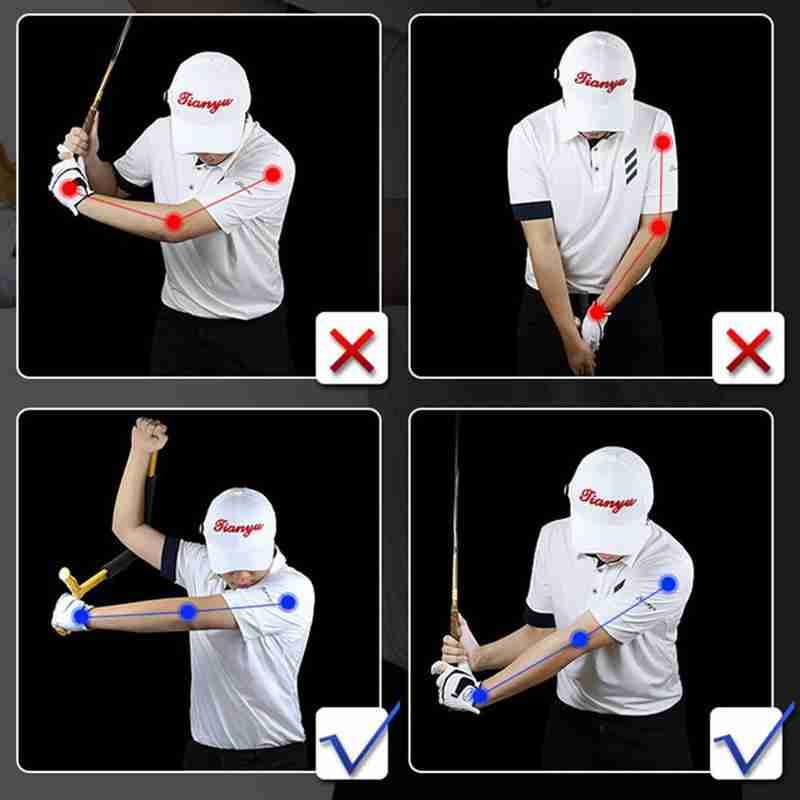 Golf Swing Trainer Golf Posture Training Corrector Aids Arm Swing  Wrist  Control 1Pc - KiwisLove