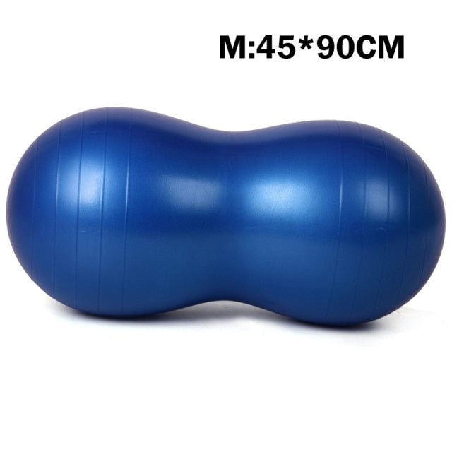 Anti-Burst Pilates Yoga Ball Home Exercise Equipment Sports Gym peanut Yoga Fitness ball - KiwisLove