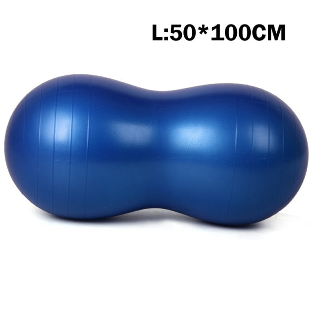 Anti-Burst Pilates Yoga Ball Home Exercise Equipment Sports Gym peanut Yoga Fitness ball - KiwisLove