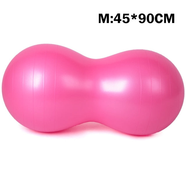 Anti-Burst Pilates Yoga Ball Home Exercise Equipment Sports Gym peanut Yoga Fitness ball - KiwisLove