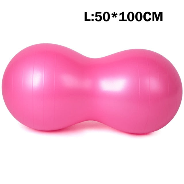 Anti-Burst Pilates Yoga Ball Home Exercise Equipment Sports Gym peanut Yoga Fitness ball - KiwisLove