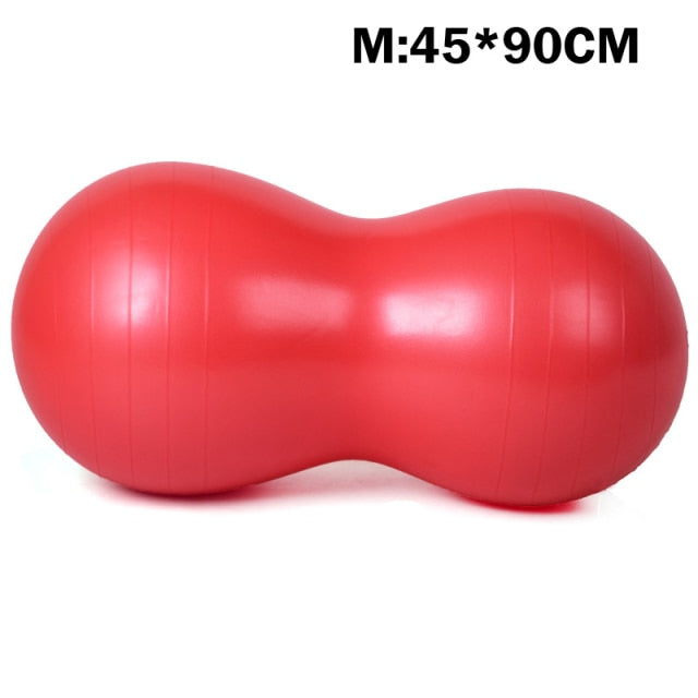 Anti-Burst Pilates Yoga Ball Home Exercise Equipment Sports Gym peanut Yoga Fitness ball - KiwisLove