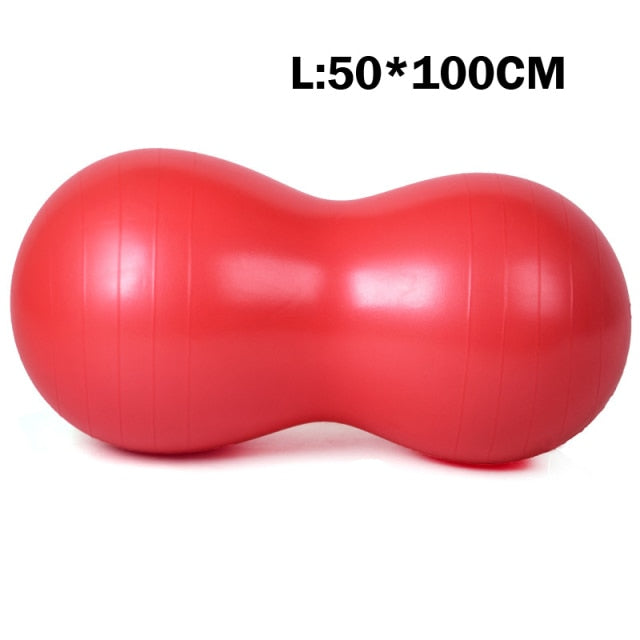 Anti-Burst Pilates Yoga Ball Home Exercise Equipment Sports Gym peanut Yoga Fitness ball - KiwisLove