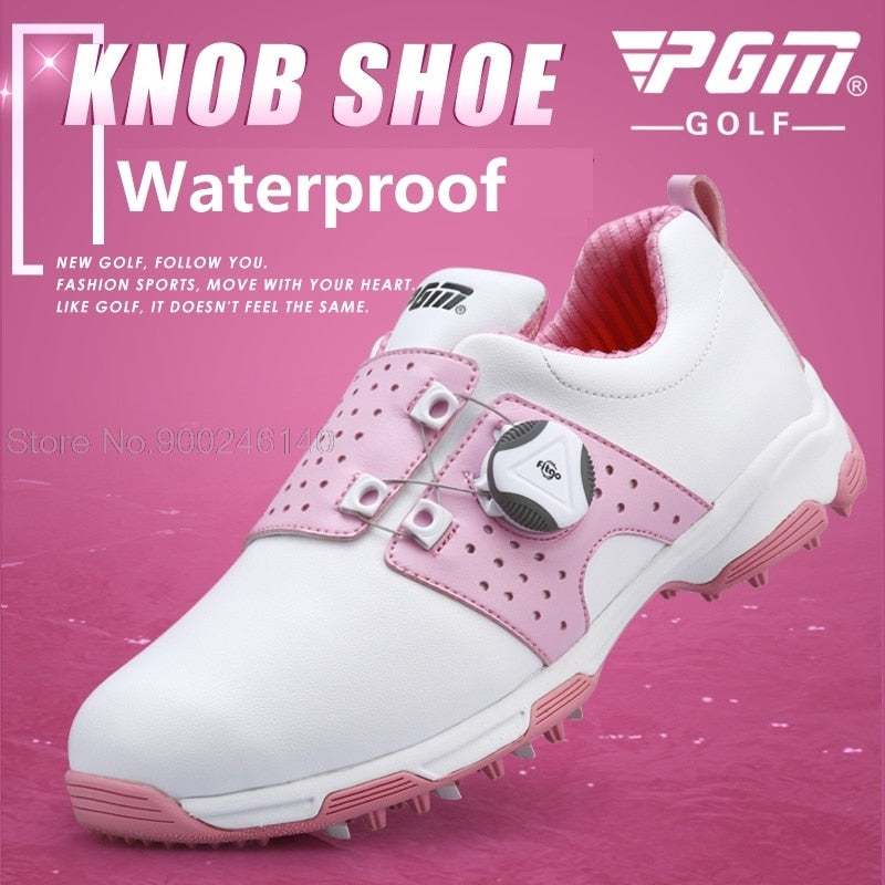 PGM Golf Shoes  Women Waterproof Anti-slip Sneakers  Lightweight - KiwisLove