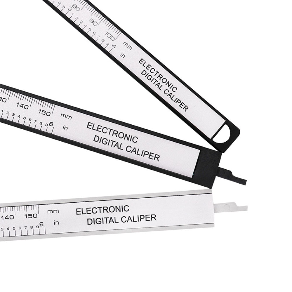Electronic Digital Vernier Caliper Gauge Micrometer Carbon Fiber Oauee - KiwisLove
