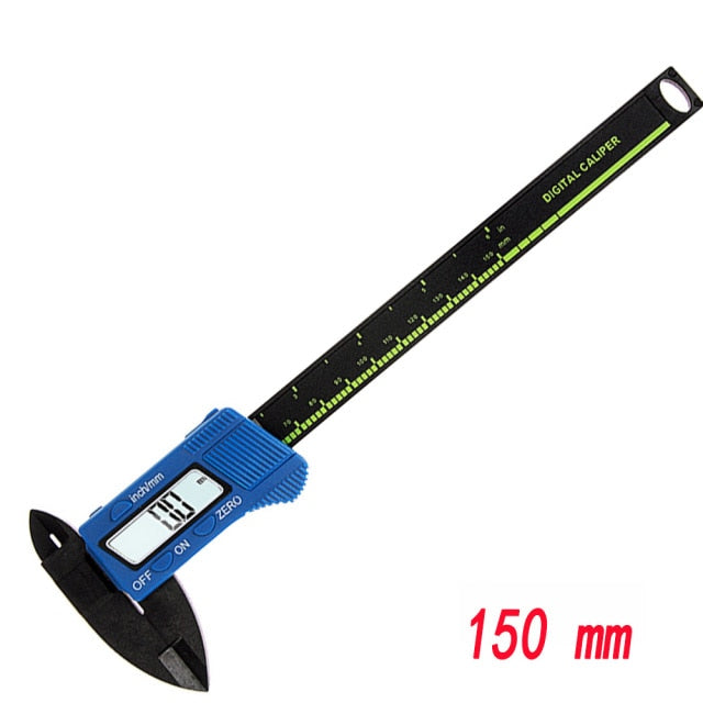 Electronic Digital Vernier Caliper Gauge Micrometer Carbon Fiber Oauee - KiwisLove