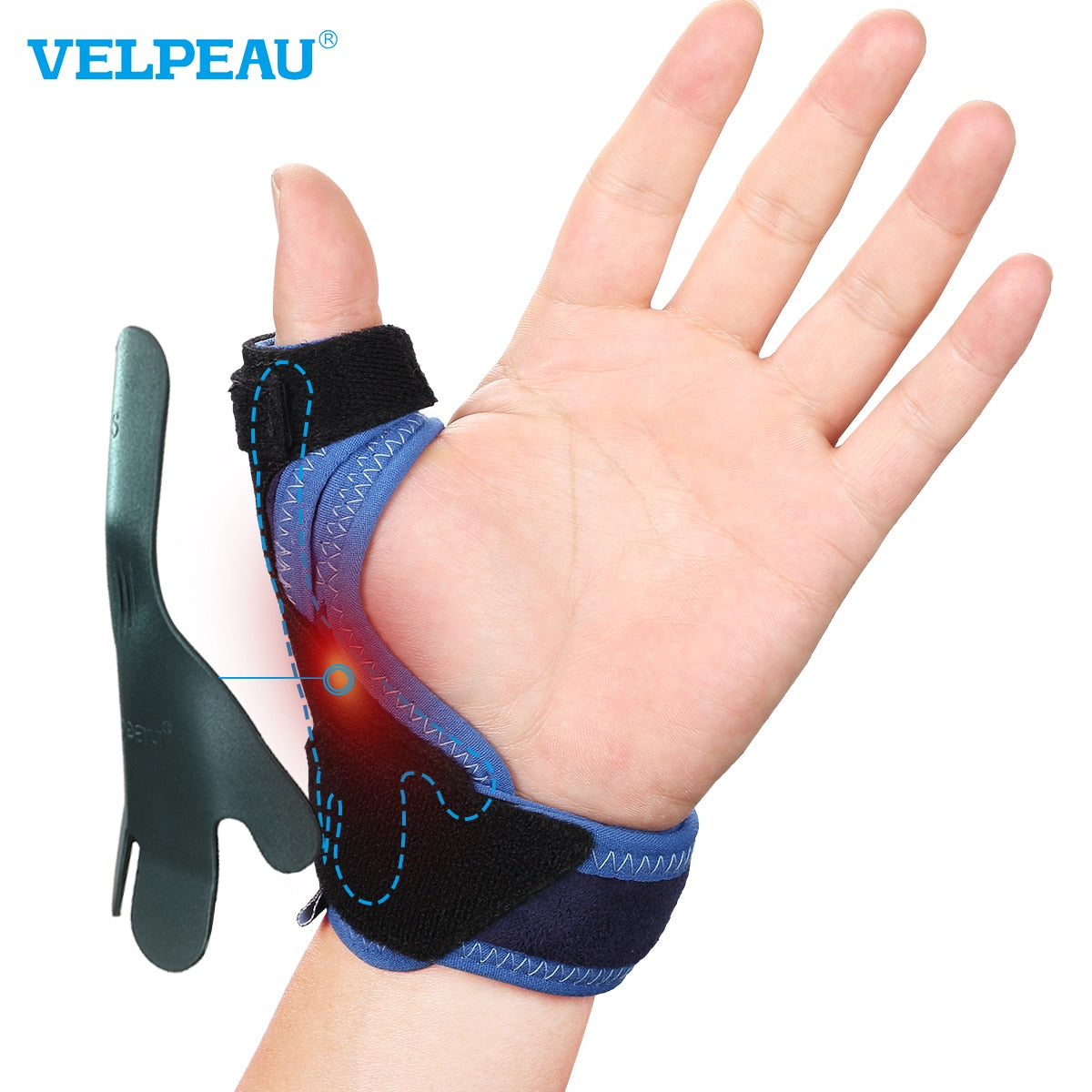 VELPEAU Tenosynovitis Thumb Protector for Mouse Hand Thumb Brace Light and Breathable - KiwisLove