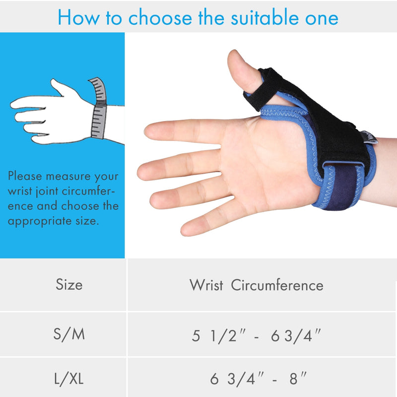 VELPEAU Tenosynovitis Thumb Protector for Mouse Hand Thumb Brace Light and Breathable - KiwisLove