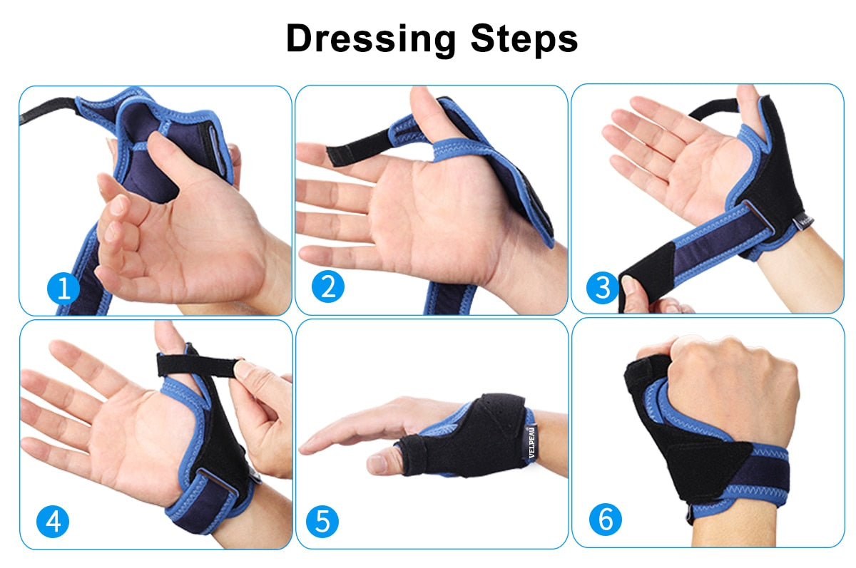 VELPEAU Tenosynovitis Thumb Protector for Mouse Hand Thumb Brace Light and Breathable - KiwisLove