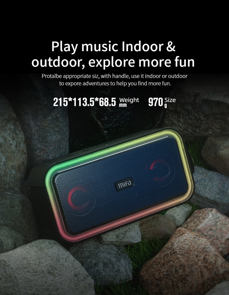 mifa F60 40W Output Power Bluetooth Speaker with Class D Amplifier - KiwisLove