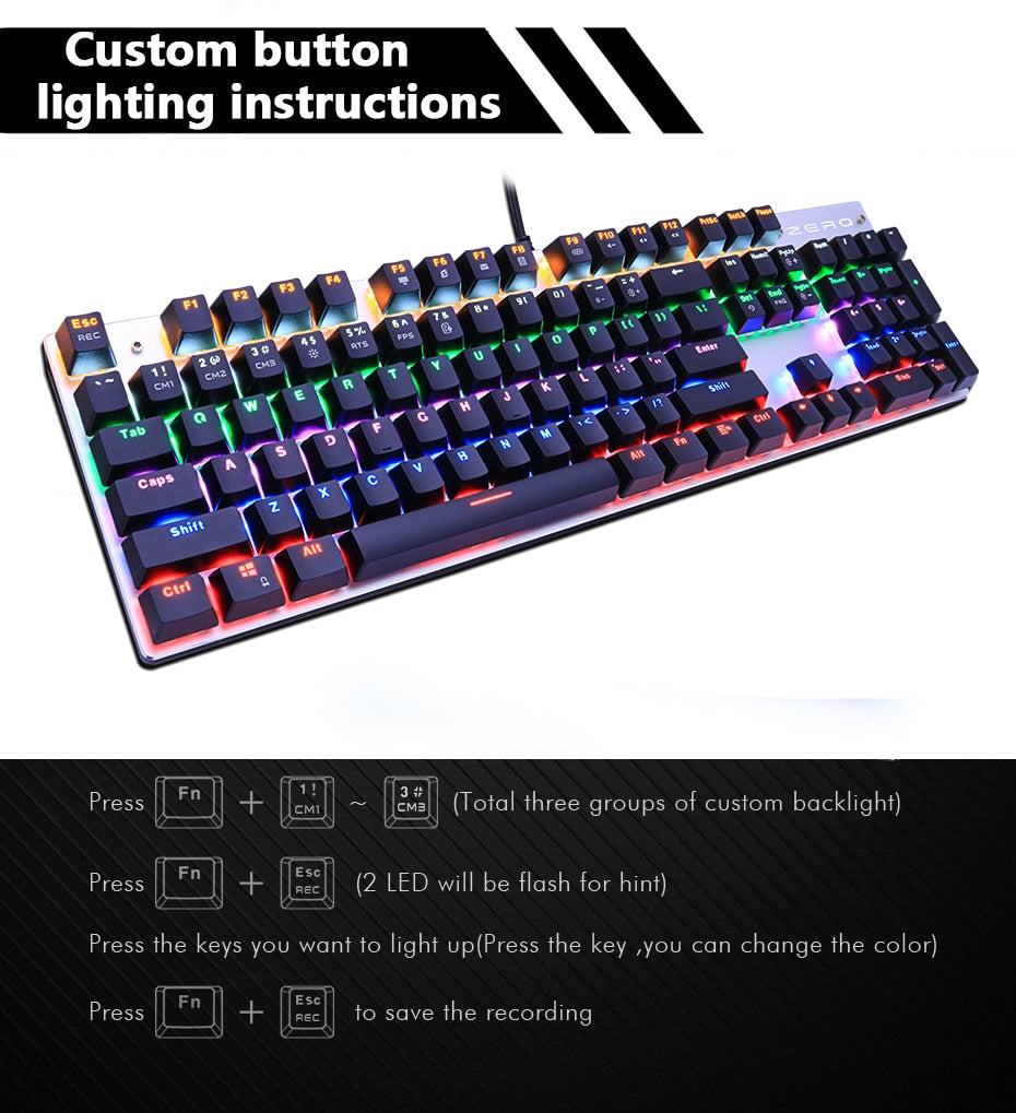 Mechanical Keyboard  Gaming Keyboards for Tablet Desktop - KiwisLove