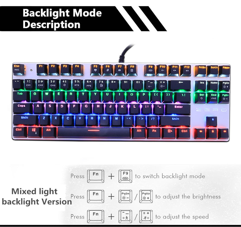 Mechanical Keyboard  Gaming Keyboards for Tablet Desktop - KiwisLove