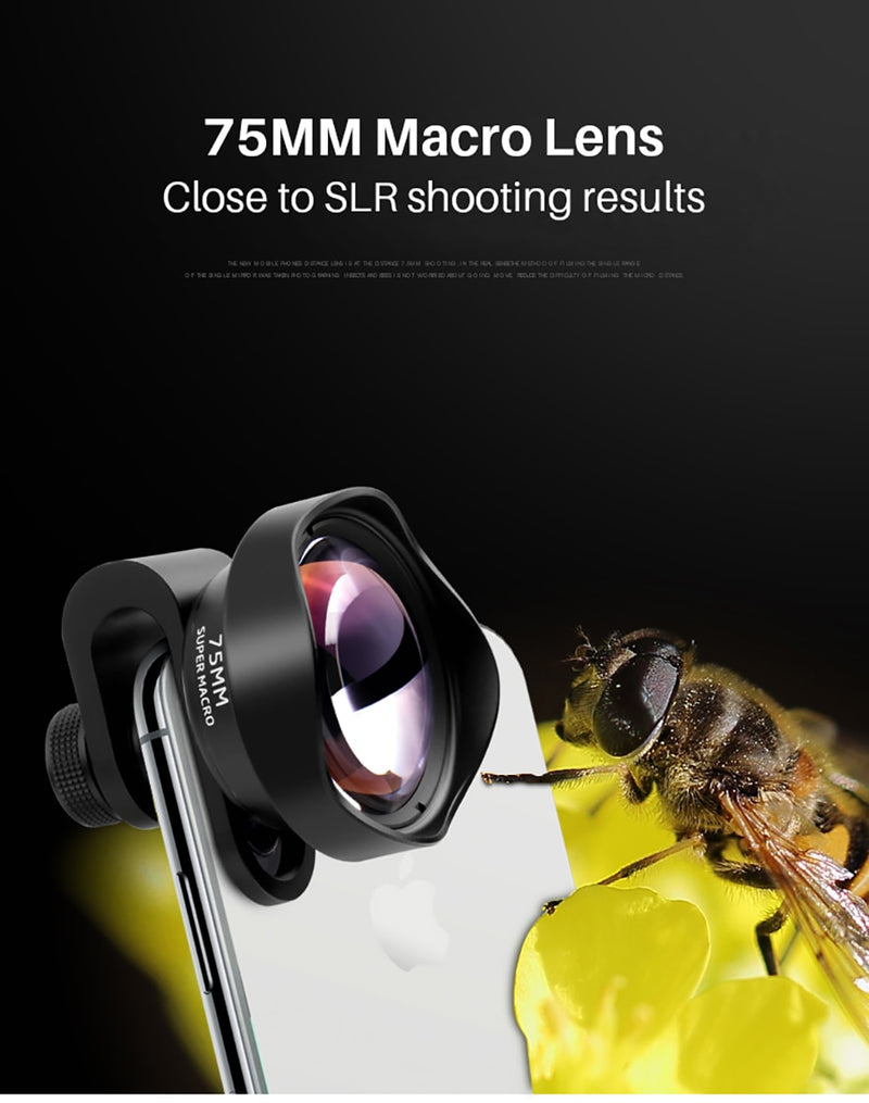 Ulanzi 17mm 10X Macro Lens Universal For iPhone 7 8 X XS 11 12 Mini Pro Max Samsung S8 S9 S10 N10 S20 N20 S21 Huawei Phone Lens - KiwisLove