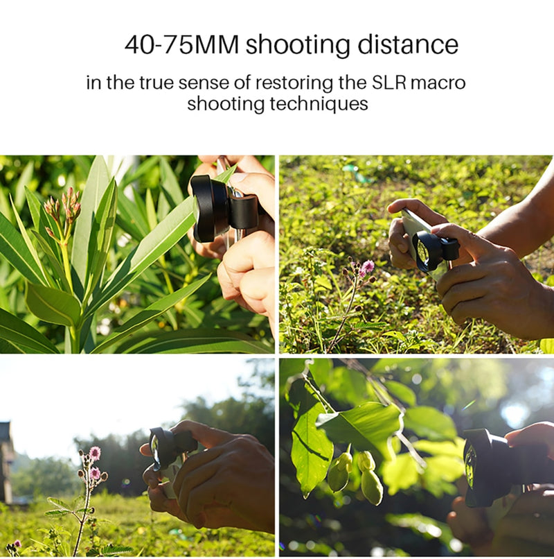 Ulanzi 17mm 10X Macro Lens Universal For iPhone 7 8 X XS 11 12 Mini Pro Max Samsung S8 S9 S10 N10 S20 N20 S21 Huawei Phone Lens - KiwisLove