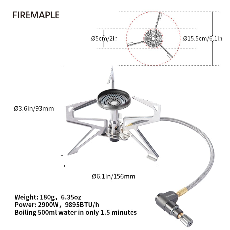 Fire Maple Polaris Pressure Regulator Camping Stove Lightweigt Gas Burner - KiwisLove