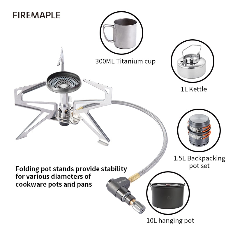 Fire Maple Polaris Pressure Regulator Camping Stove Lightweigt Gas Burner - KiwisLove