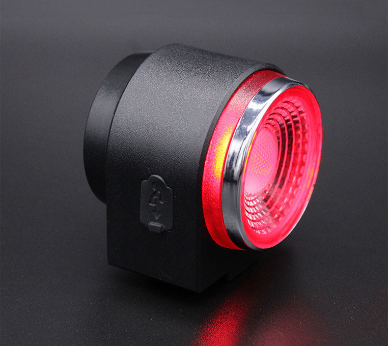 Rechargeable Rear Bicycle Light Brake Bike Tail Lamp Wireless Remote Control Cycling Taillight Anti-theft Burglar Alarm Bell - KiwisLove