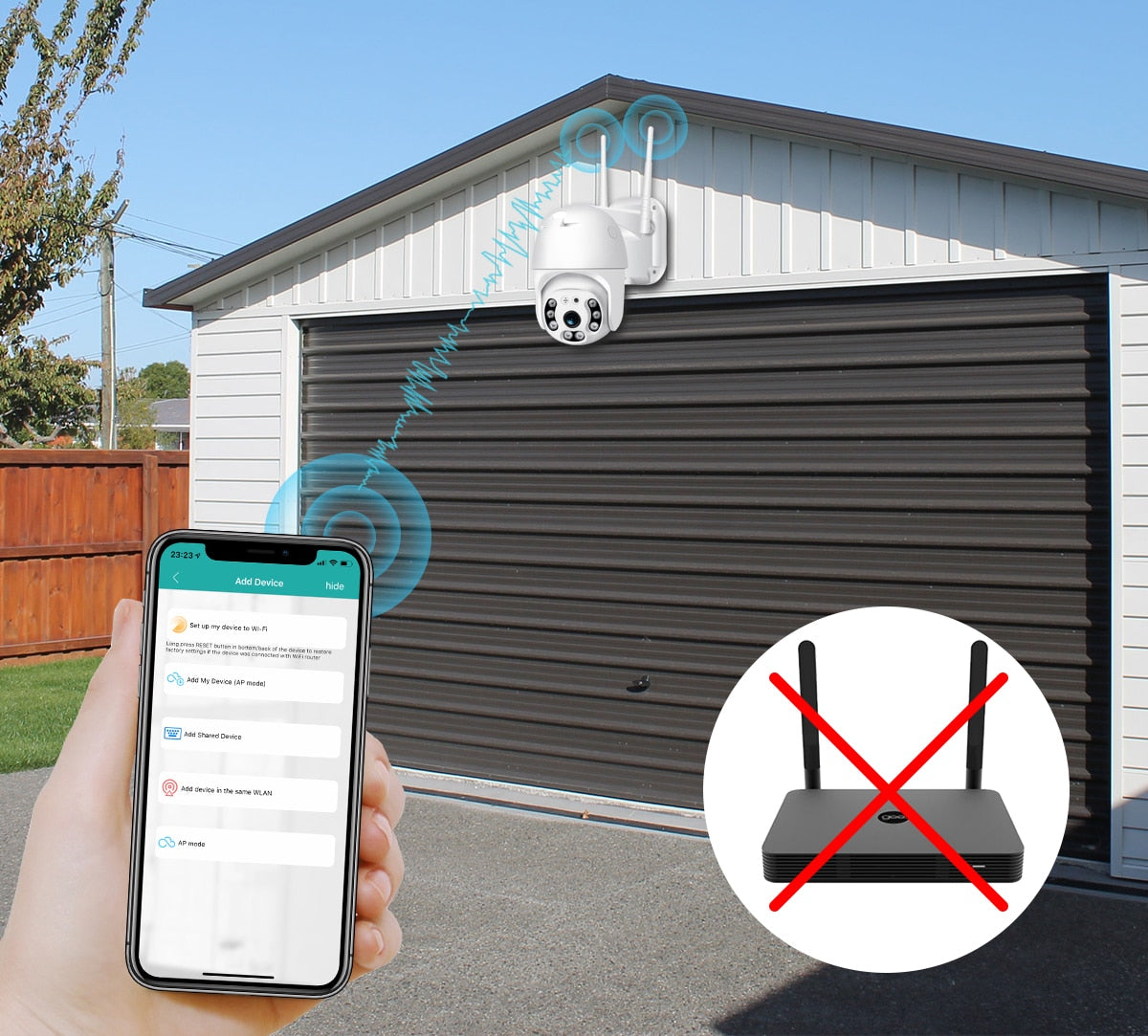 Security Camera WIFI Outdoor PTZ Speed Dome Wireless - KiwisLove