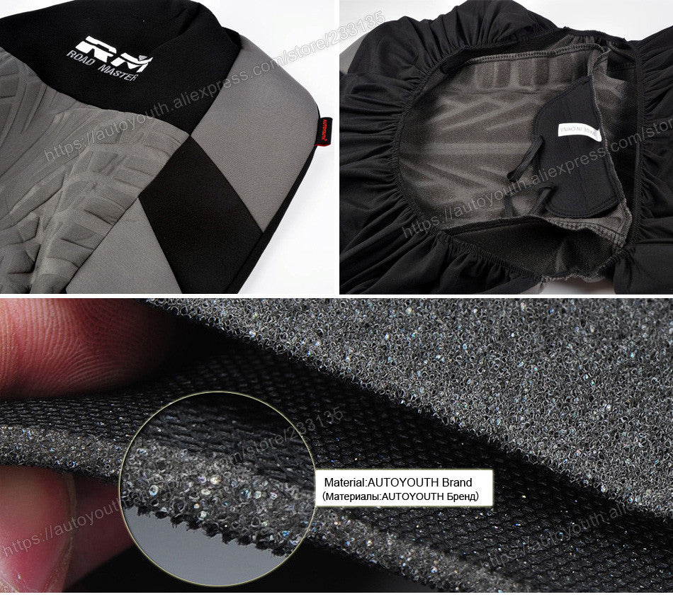 Universal Car Seat Cover Fit Most Cars with Tire Track Detail Car Styling Car Seat Protector - KiwisLove