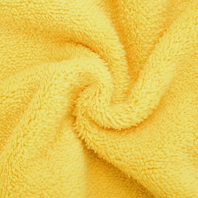 5pcs Microfiber Cleaning Cloth 600GSM Thick Plush Car Detailing Cleaning Rags for Car Home Microfiber Towel Car Wash Accessories - KiwisLove
