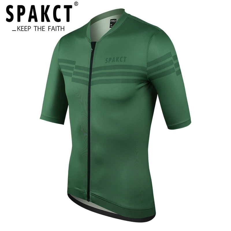 SPAKCT Cycling Jersey Men Stripes MTB  Shirts Breathable Maillot Ciclismo - KiwisLove