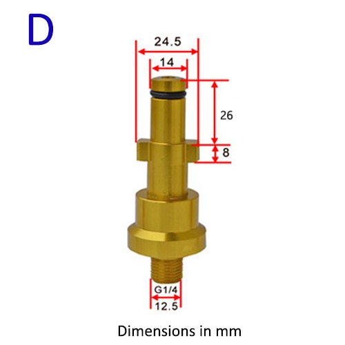 Adapter Foam Nozzle Foam Generator for Nilfisk Karcher Huter Elitech Lavor - KiwisLove