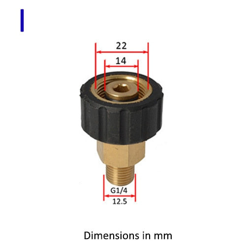 Adapter Foam Nozzle Foam Generator for Nilfisk Karcher Huter Elitech Lavor - KiwisLove