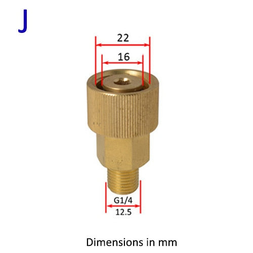 Adapter Foam Nozzle Foam Generator for Nilfisk Karcher Huter Elitech Lavor - KiwisLove