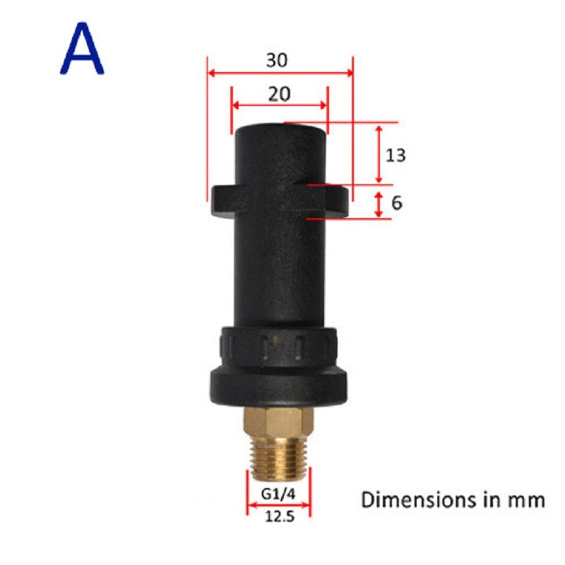 Adapter Foam Nozzle for Karcher AR Bosche Sterwins Champion Stihl Foam Generator - KiwisLove