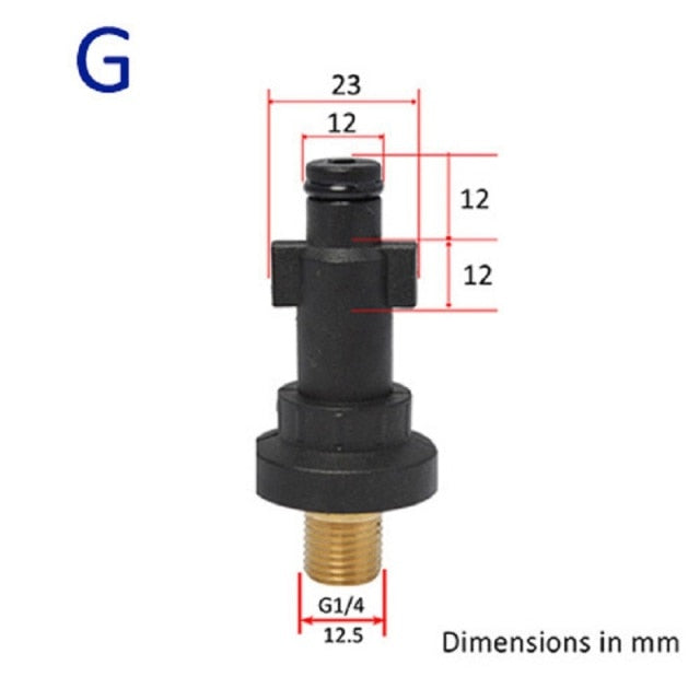 Adapter Foam Nozzle for Karcher AR Bosche Sterwins Champion Stihl Foam Generator - KiwisLove