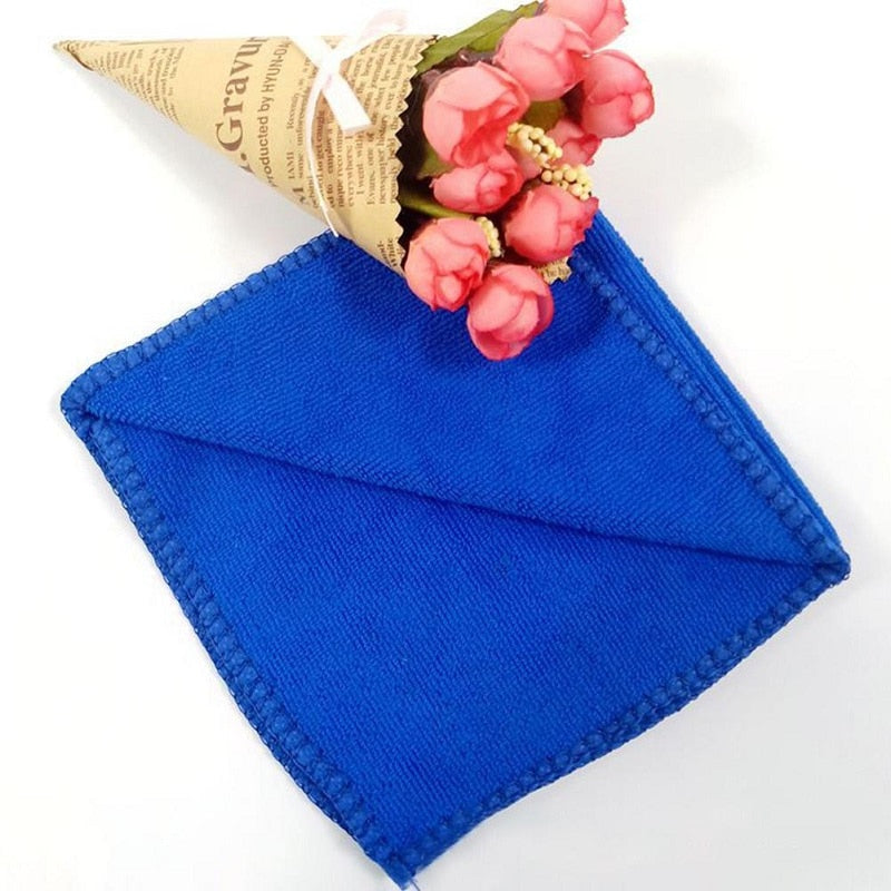 10Pcs Microfibre Cleaning Soft Cloth Washing Cloth Towel Duster - KiwisLove