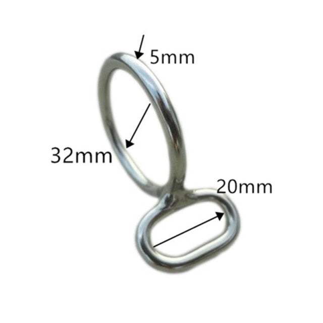 5 Pieces Stainless Steel Ring With Ring Eye Ring Buckle Horse Halter Briddle - KiwisLove