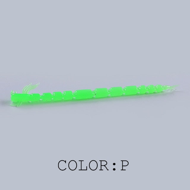 2021 new blood teez larva soft bait Luya soft bait crazy swing larva - KiwisLove