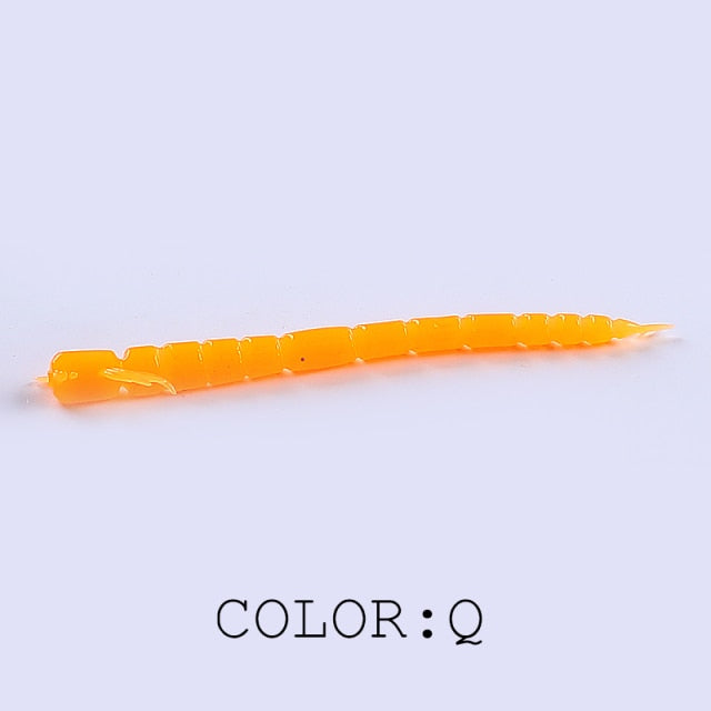 2021 new blood teez larva soft bait Luya soft bait crazy swing larva - KiwisLove